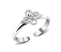 Toe Ring Circle Flower TR-134